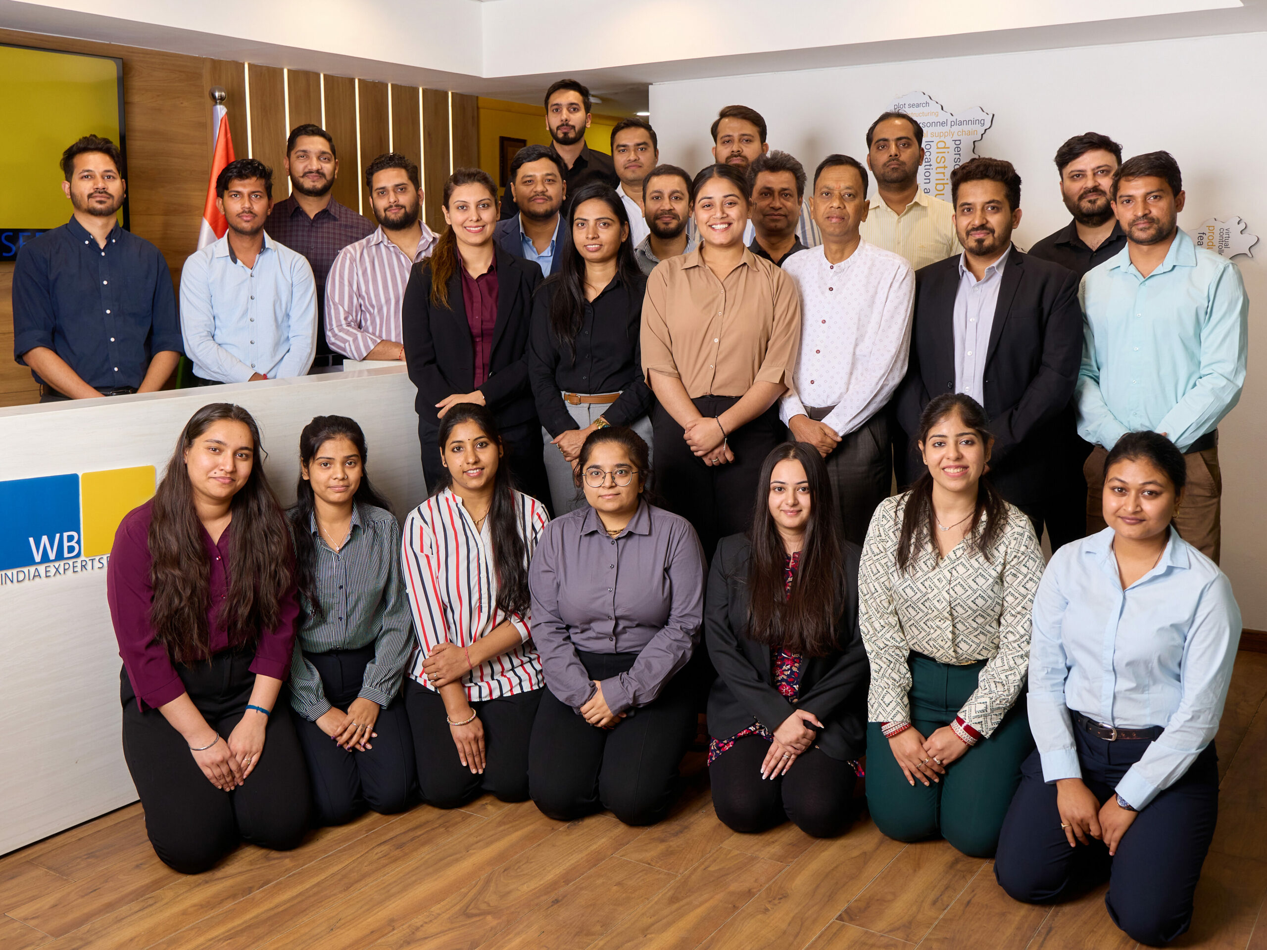 Das Dr. Wamser + Batra Team im HQ in Delhi.